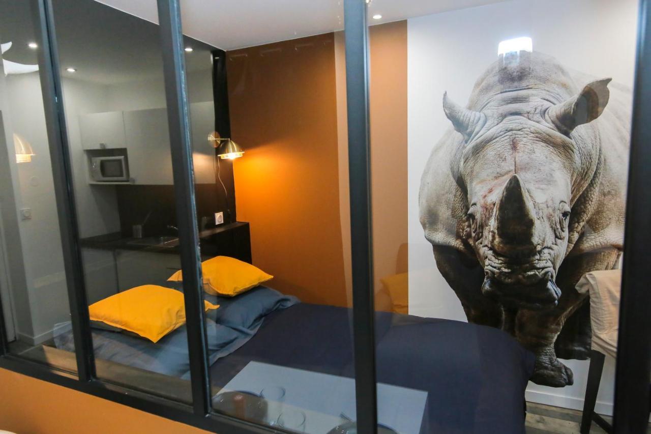 Ferienwohnung Le Rhinoceros, T1 Hypercentre Chic Et Cosy, Wifi Par Sovalfi Saint-Etienne  Exterior foto