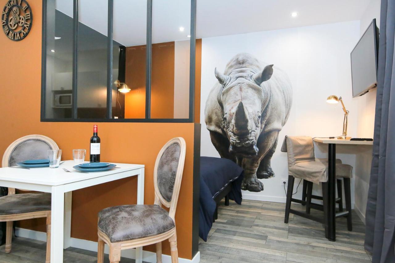 Ferienwohnung Le Rhinoceros, T1 Hypercentre Chic Et Cosy, Wifi Par Sovalfi Saint-Etienne  Exterior foto