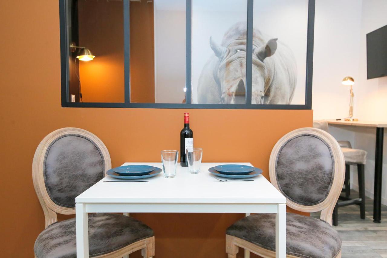 Ferienwohnung Le Rhinoceros, T1 Hypercentre Chic Et Cosy, Wifi Par Sovalfi Saint-Etienne  Exterior foto